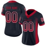 Maillot de football personnalisé en maille rouge et blanche, bleu marine, à la mode Maillot de football personnalisé en maille rouge et blanche, bleu marine, à la mode