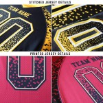 Maillot de football personnalisé bleu-gris en maille noire Drift Fashion Panther Maillot de football personnalisé bleu-gris en maille noire Drift Fashion Panther