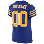 Maillot de football Royal Authentic en maille dorée et blanche, personnalisé Maillot de football Royal Authentic en maille dorée et blanche, personnalisé