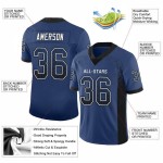 Maillot de football Royal Drift Mesh noir et blanc, personnalisé et tendance Maillot de football Royal Drift Mesh noir et blanc, personnalisé et tendance